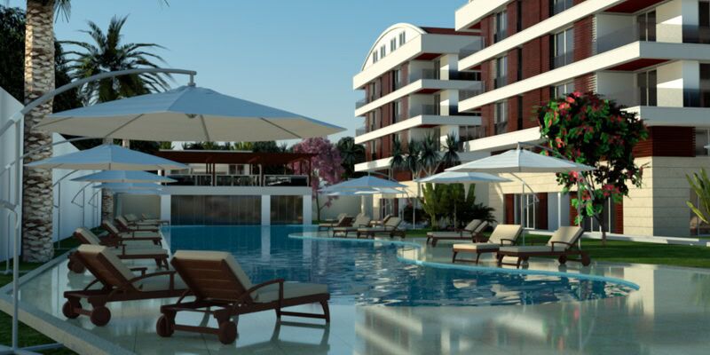 Wohnungen in Antalya: 3+1 in Anlage mit 400-m²-Pool - Main Image