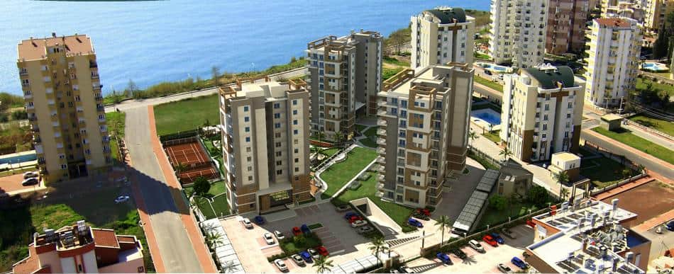 3+1 Wohnung in Lara-Çağlayan, 500 m zur Küste - Main Image