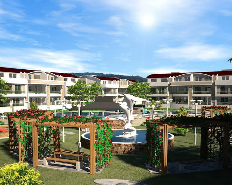 Wohnung in Belek am Acisu-Fluss: 105 m² mit Pool - Main Image