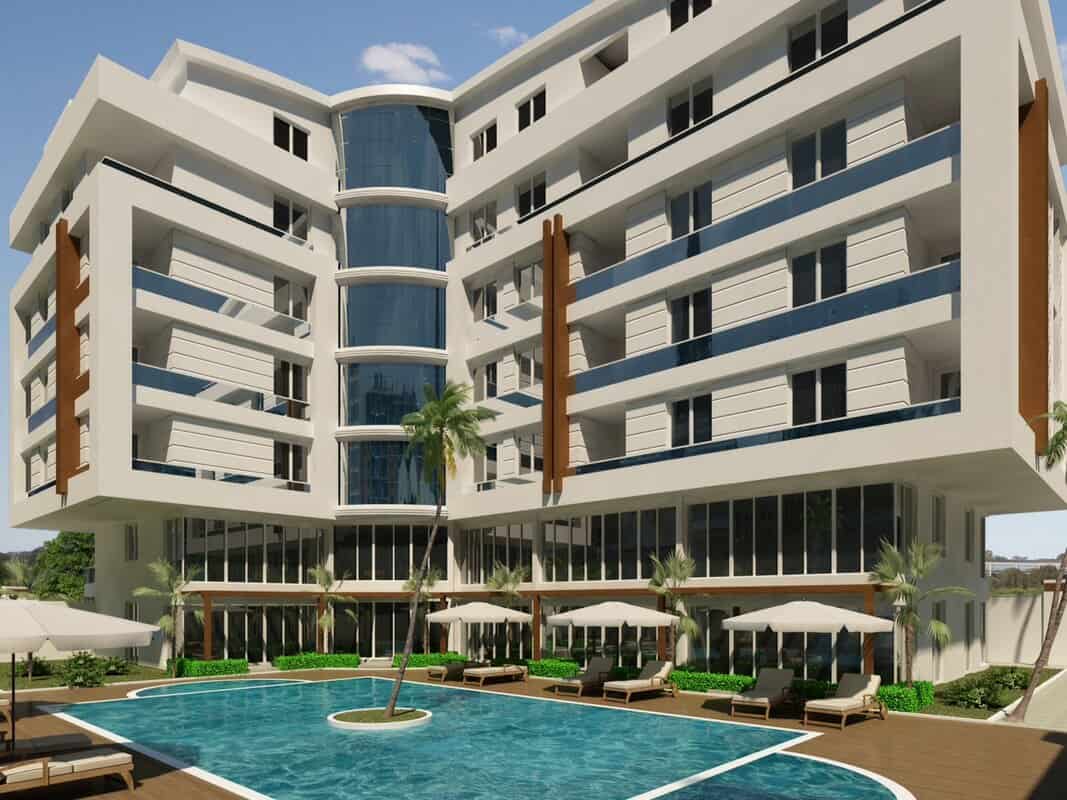 1+1 Wohnung in Antalya: 55 m², 500 m zum Meer mit Sauna - Main Image